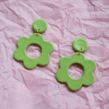 Load image into Gallery viewer, Daisy Ceramic Earrings by Meghan Macwhirter
