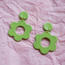 Load image into Gallery viewer, Daisy Ceramic Earrings by Meghan Macwhirter
