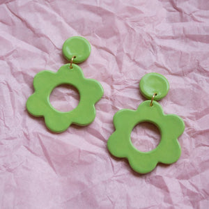 Daisy Ceramic Earrings by Meghan Macwhirter