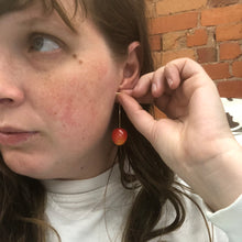 Load image into Gallery viewer, Medium Cherry Earrings
