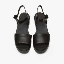 Load image into Gallery viewer, Camper Platform Sandals: Black
