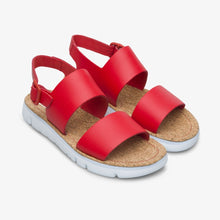 Load image into Gallery viewer, Camper Sandal: Red Leather
