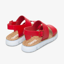 Load image into Gallery viewer, Camper Sandal: Red Leather
