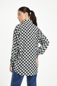 Sixties Floral Power Blouse