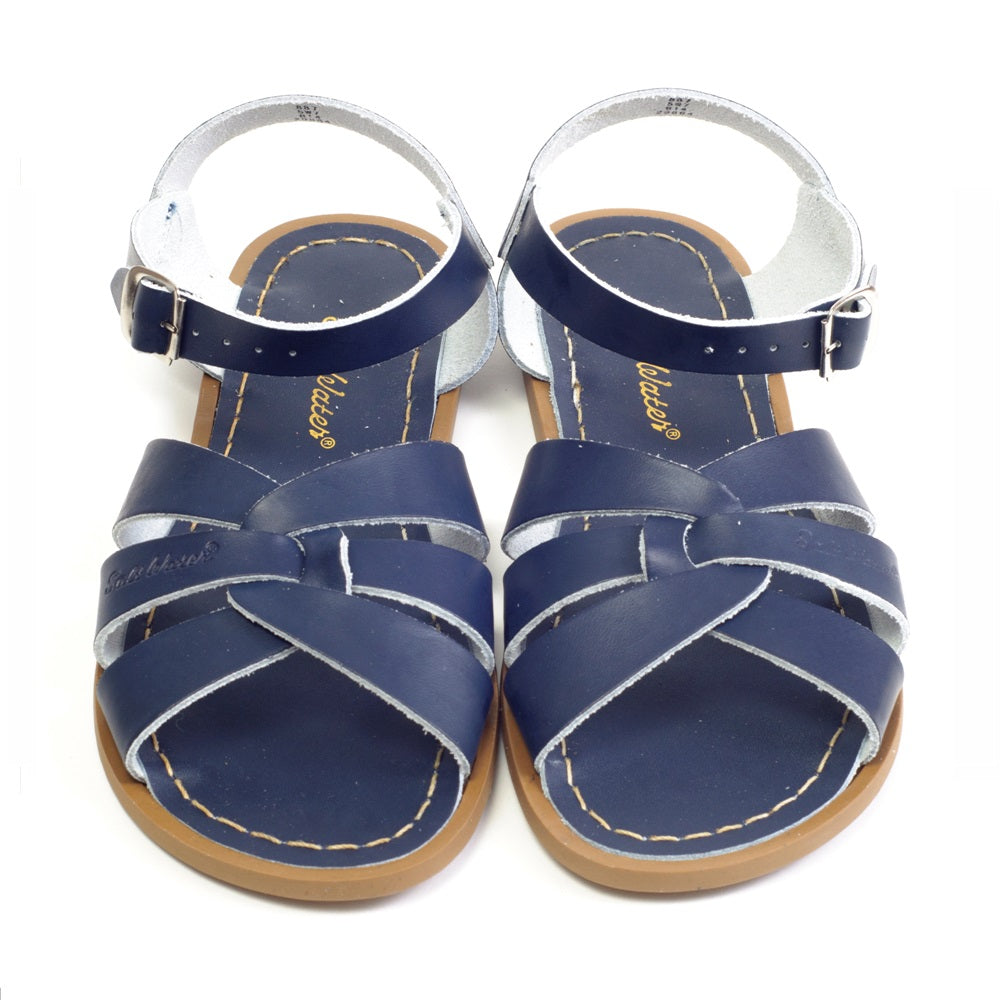 Navy blue saltwater discount sandals