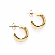 Load image into Gallery viewer, Demure Huggie Hoops
