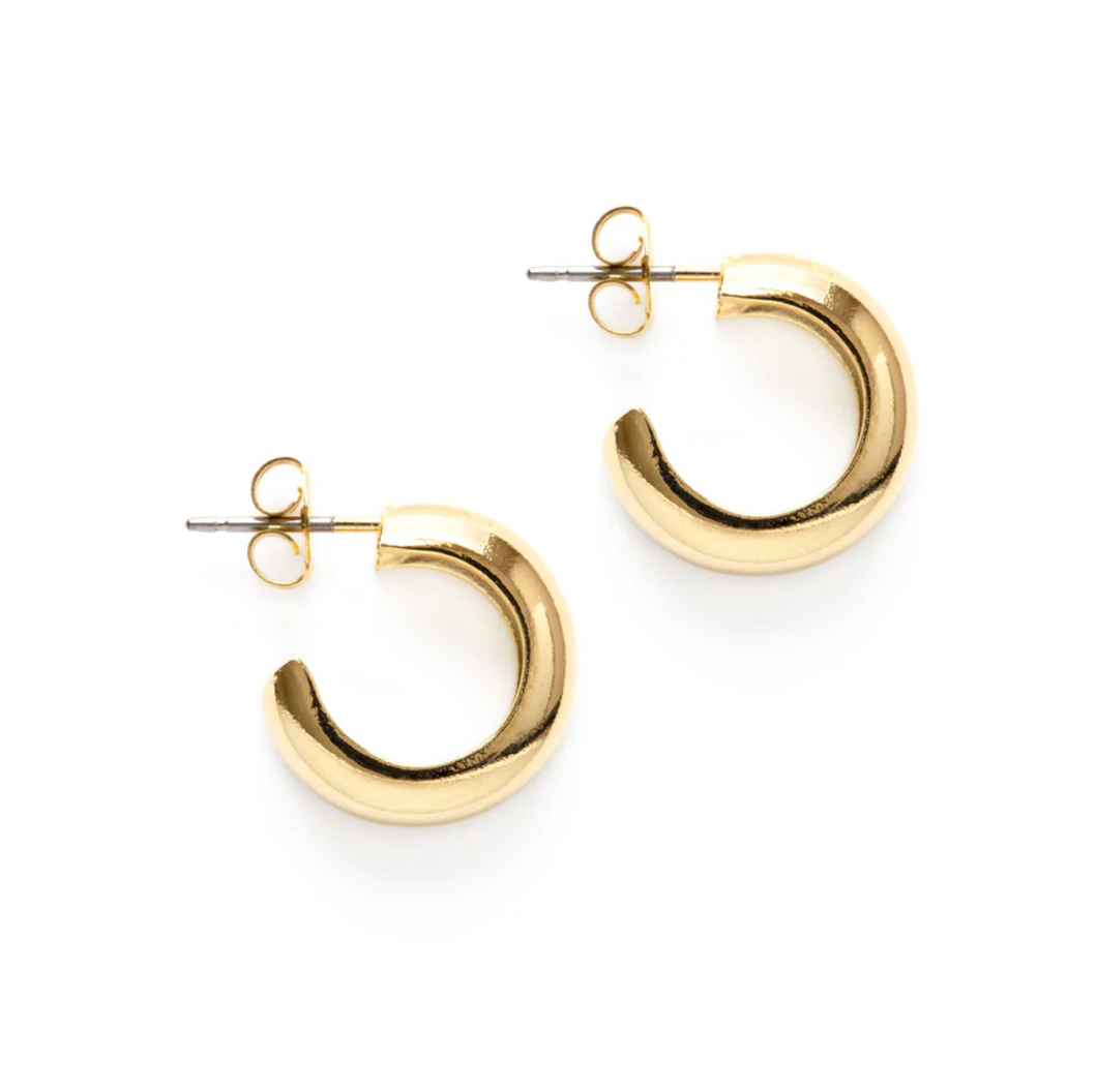 Demure Huggie Hoops
