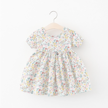 Load image into Gallery viewer, Baby Floral Tie-Back Dresses
