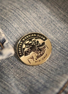 Forever Worried Club Pin