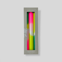 Load image into Gallery viewer, Green Splash: Taper Candle Trio
