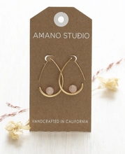 Load image into Gallery viewer, Mother of Pearl Balance Earrings

