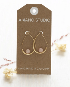Mother of Pearl Balance Earrings