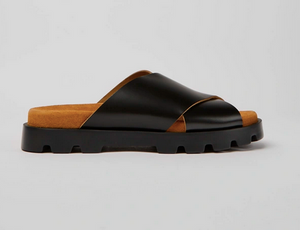 Camper Sandal: Onyx Leather