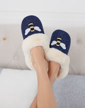 Load image into Gallery viewer, Honey Bee Fuzzy Slippers
