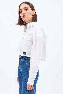Cropped Boxy Blouse by Dr. Denim