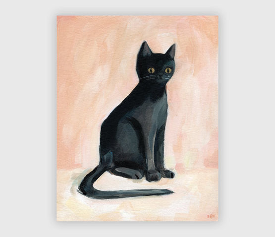 Black Cat Print by Emily Winfield Martin