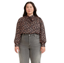 Load image into Gallery viewer, Plus: Floral Bow Blouse
