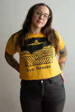 Load image into Gallery viewer, Bye Forever Crop Heavy Loose Tee
