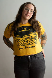 Bye Forever Crop Heavy Loose Tee