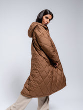 Load image into Gallery viewer, The Perfect Long Puffer: Cafe Au Lait
