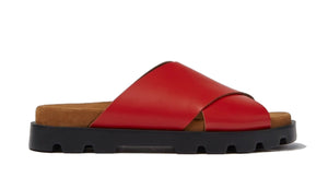 Camper Sandal: Cherry Leather