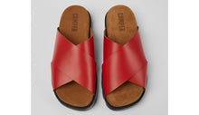 Load image into Gallery viewer, Camper Sandal: Cherry Leather
