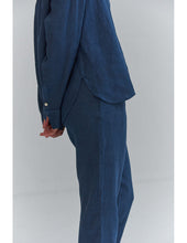 Load image into Gallery viewer, Deep Sea Linen Trouser
