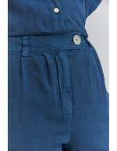 Load image into Gallery viewer, Deep Sea Linen Trouser
