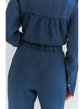 Load image into Gallery viewer, Deep Sea Linen Trouser
