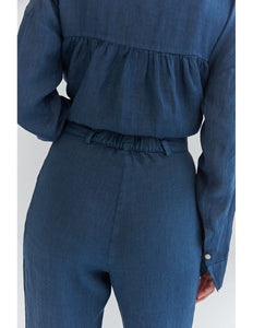 Deep Sea Linen Trouser