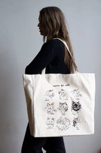 Load image into Gallery viewer, XL Tote: Names for Cats
