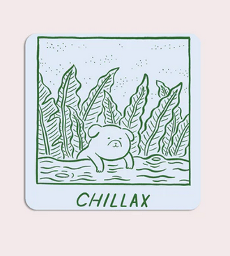 Chillax Sticker