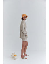 Load image into Gallery viewer, Oatmilk Cozy Knit Button-Up
