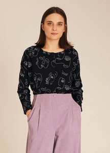 Lilac Corduroy Culotte