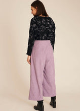 Load image into Gallery viewer, Lilac Corduroy Culotte
