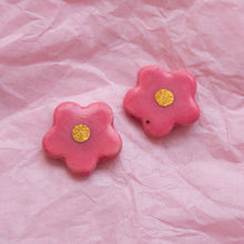 Load image into Gallery viewer, Daisy Stud Ceramic Earrings by Meghan Macwhirter
