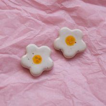 Load image into Gallery viewer, Daisy Stud Ceramic Earrings by Meghan Macwhirter
