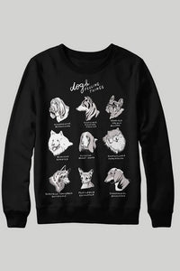 Dogs Feeling Things Sweatshirt