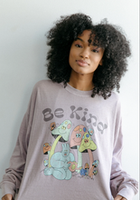 Load image into Gallery viewer, Be Kind Oversized LS Tee (One Size)
