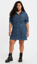 Load image into Gallery viewer, Levi&#39;s Denim Shirt Dress
