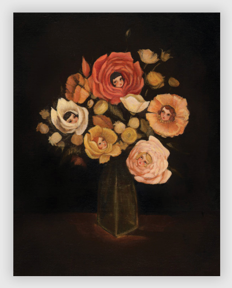 Gal Flowers Print by Emily Winfield Martin