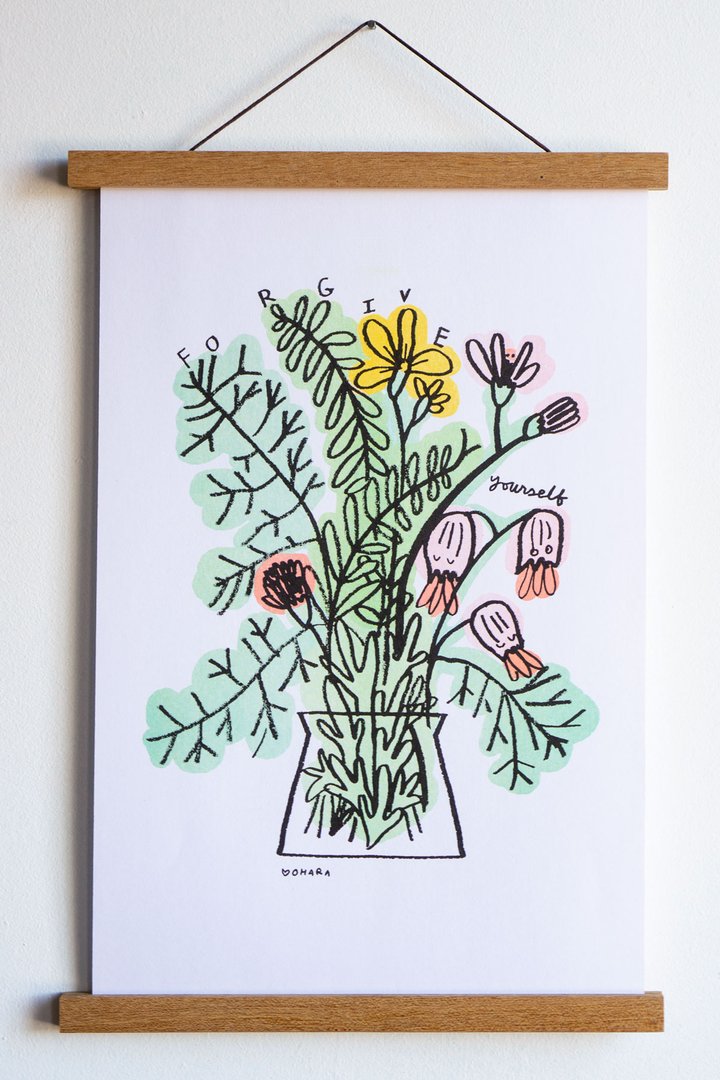 Forgive Yourself Print by Stay Home Club