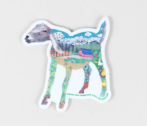 Goat Farmstead Sticker