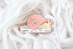 Happy With My Pace Enamel Pin