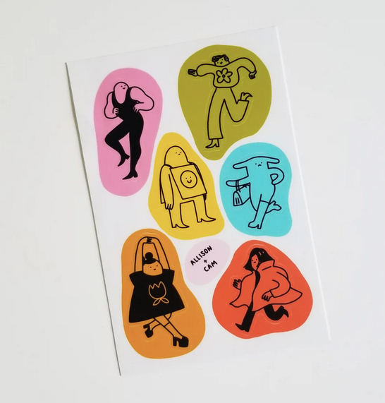 Hot Looks sticker sheet by Allison & Cam