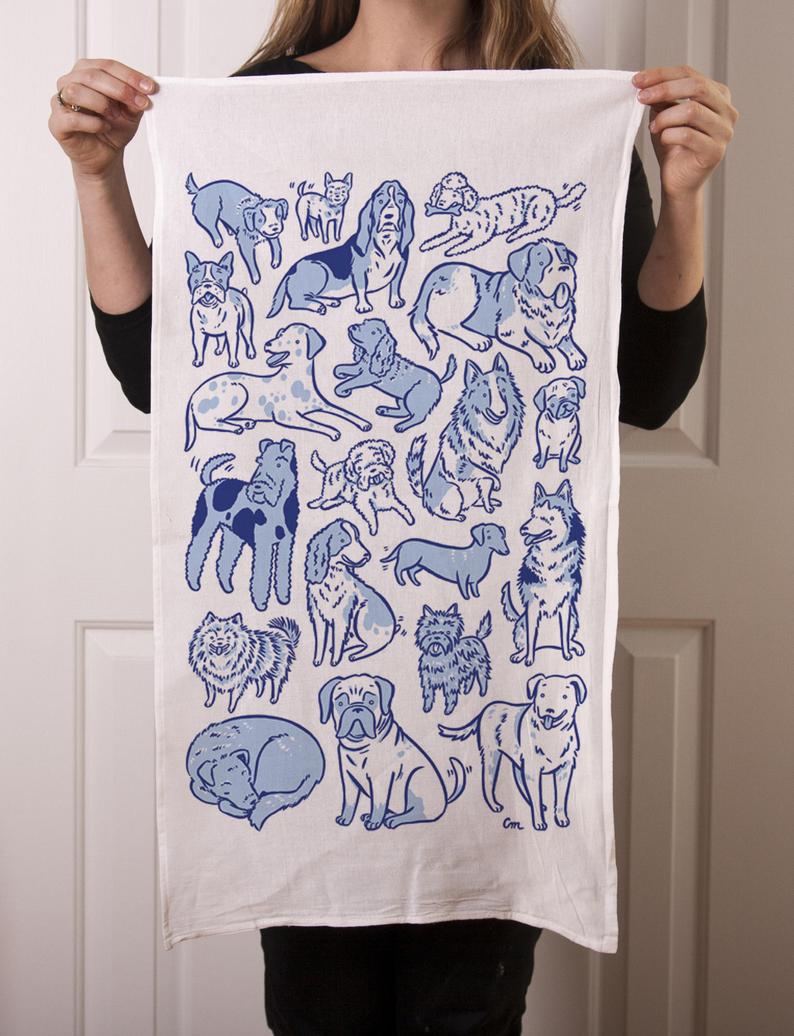 Tea Towel: Dog Days
