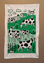 Load image into Gallery viewer, Tea Towel: Greener Pastures
