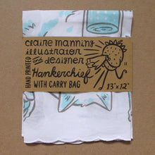 Load image into Gallery viewer, Fancy Handkerchief: Champagne Kitty
