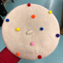 Load image into Gallery viewer, Kids Pom Pom Beret
