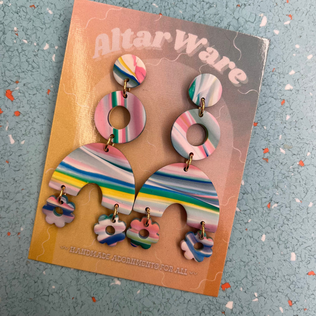 Marbled Darla Dangle Earrings